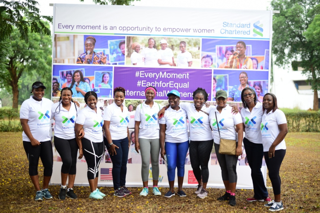 International Women's Day: US Ambassador joins StanChart ladies in Mentoring Walk