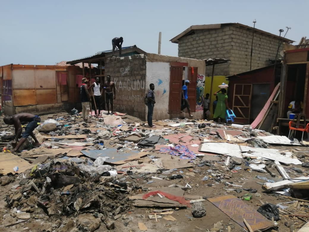 Over 1,000 slum dwellers homeless after demolishing exercise at Old Fadama