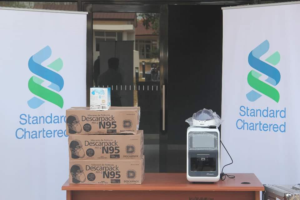 StanChart donates testing equipment, PPEs to Noguchi, Greater Accra Regional Hospital