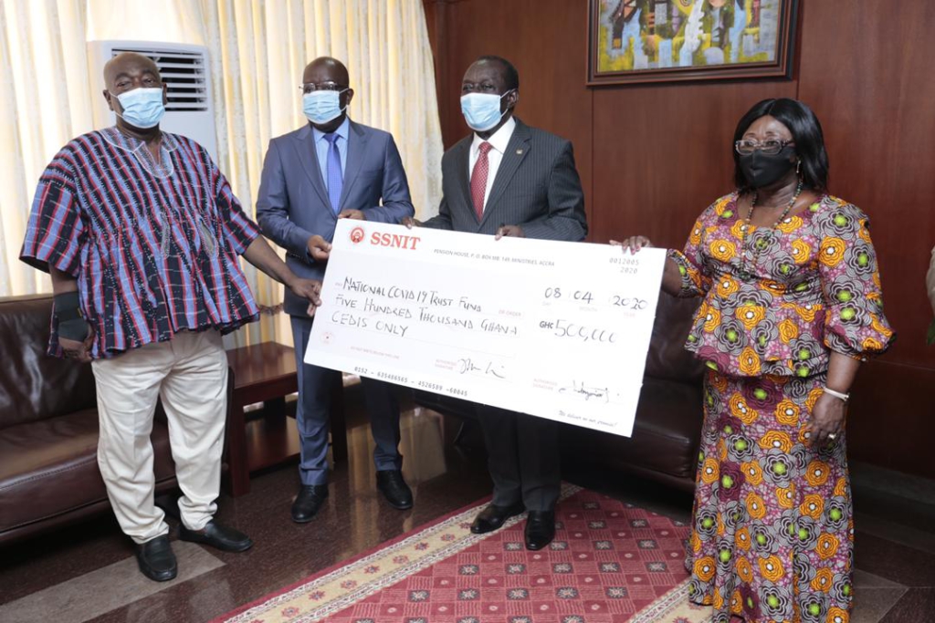 Ghana Gas, SSNIT, GIIF, others donate ¢3.4m to Covid-19 Fund