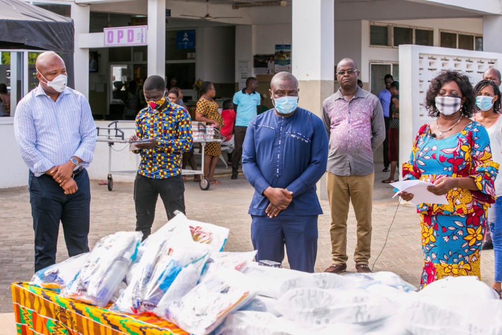 Mahama donates 40 sets of PPEs to Keta Municipal Hospital