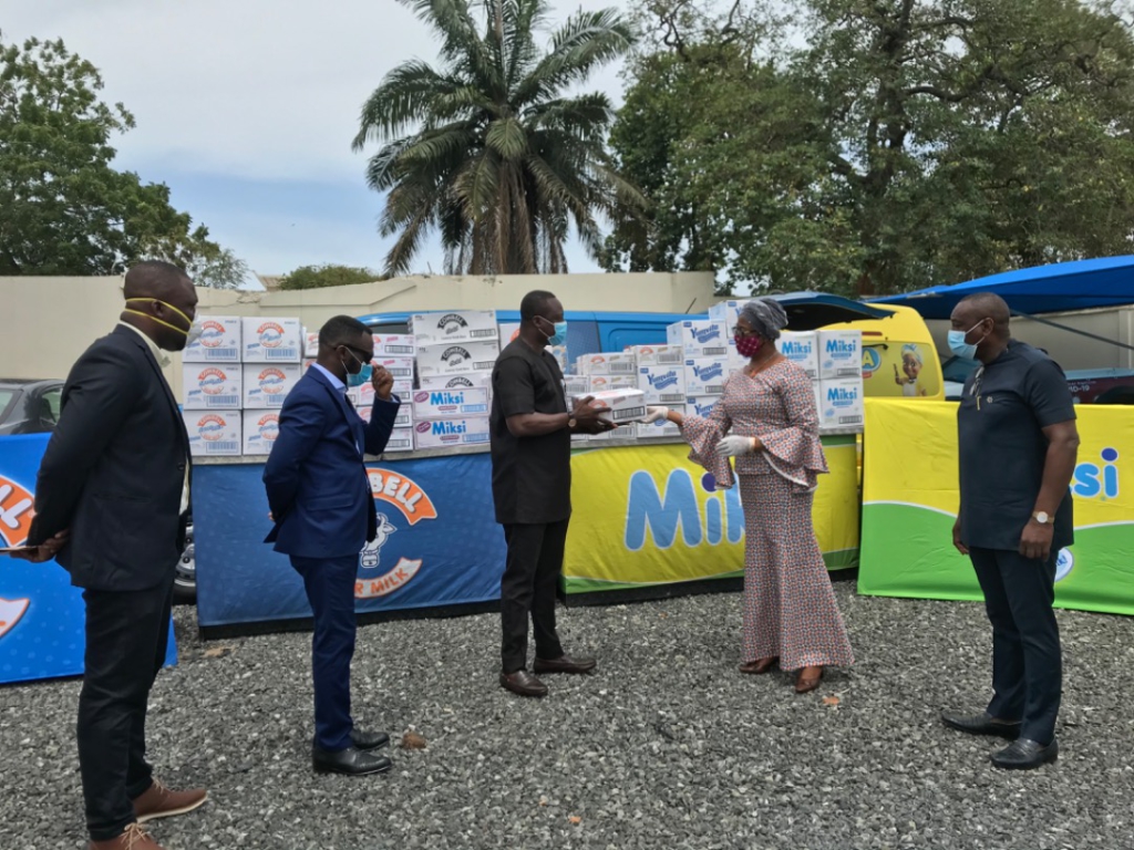 Promasidor Ghana donates ¢300K worth of products, cash to support fight against Covid-19