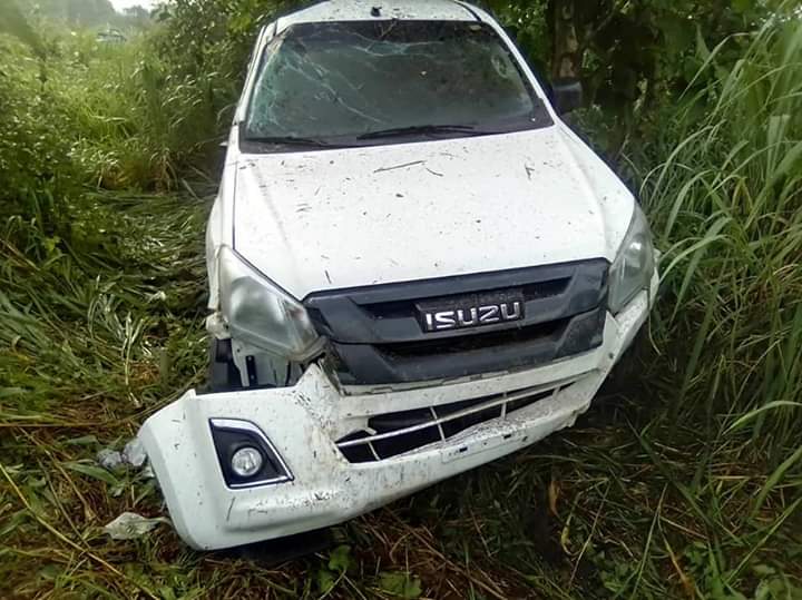 Biakoye Education Directorate pickup involved in an accident