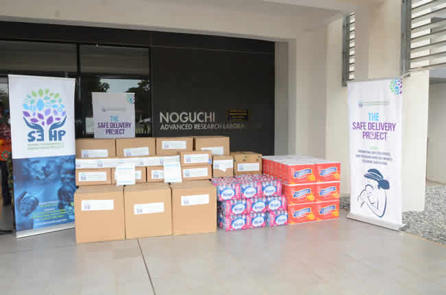 Samira Bawumia donates items to Noguchi Memorial Institute for Medical Research
