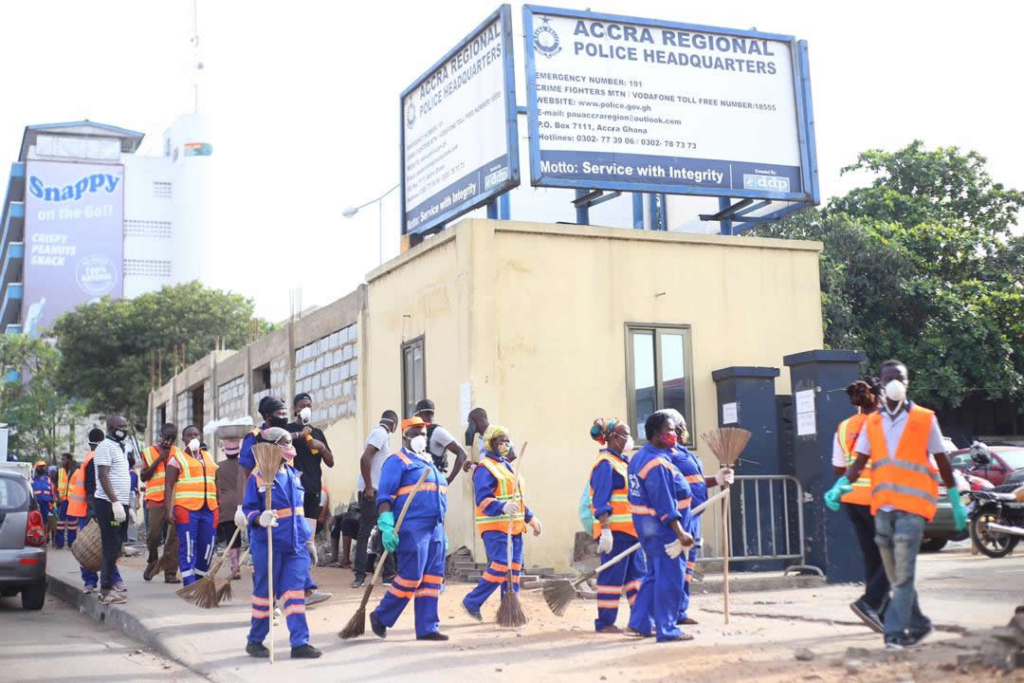 Zoomlion disinfects police cells after inmates test positive for coronavirus