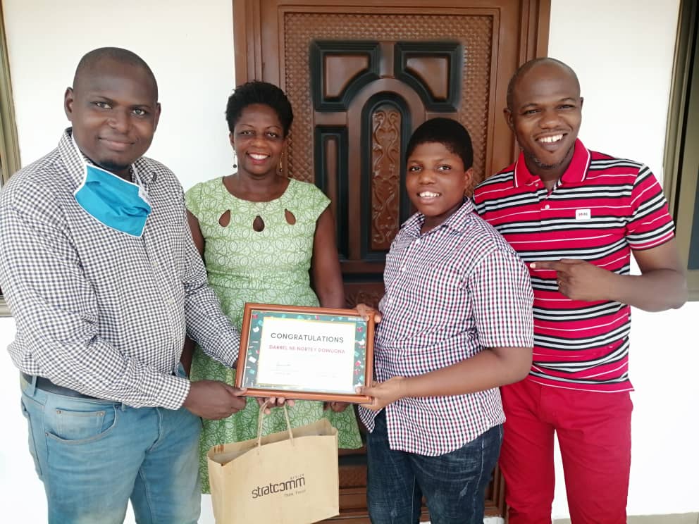 Stratcomm Africa rewards winners of its reading and writing competition