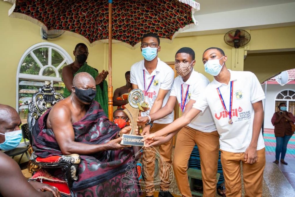 Otumfuo Osei Tutu II donates new trophy to NSMQ; to be outdoored in 2024