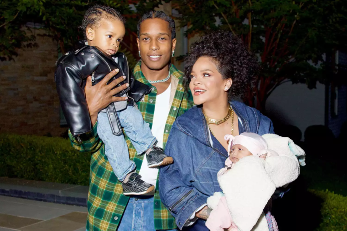 Rihanna Asap Rocky and their kids