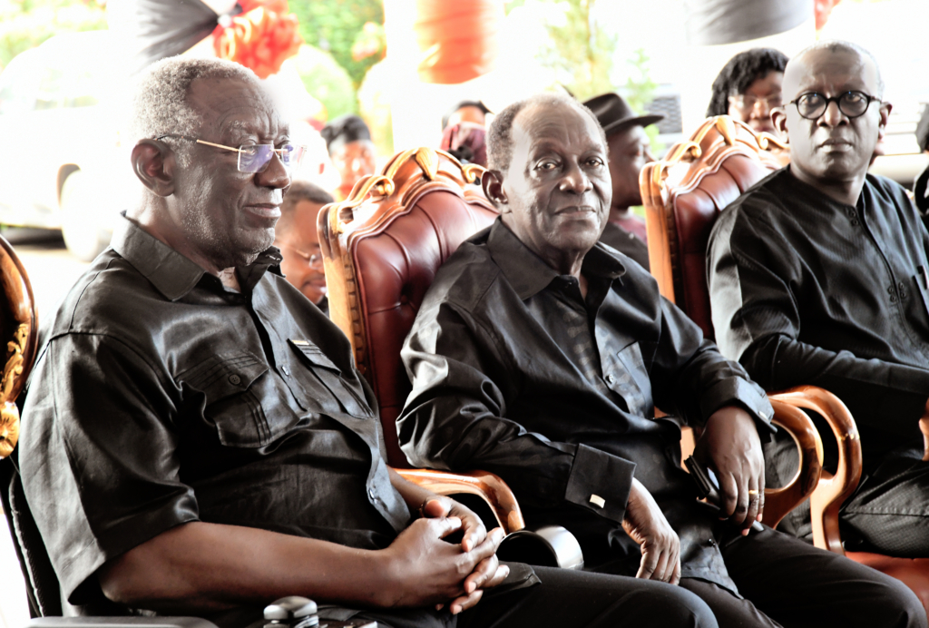 BoG Governor, deputies commiserate with former President Kufuor, family