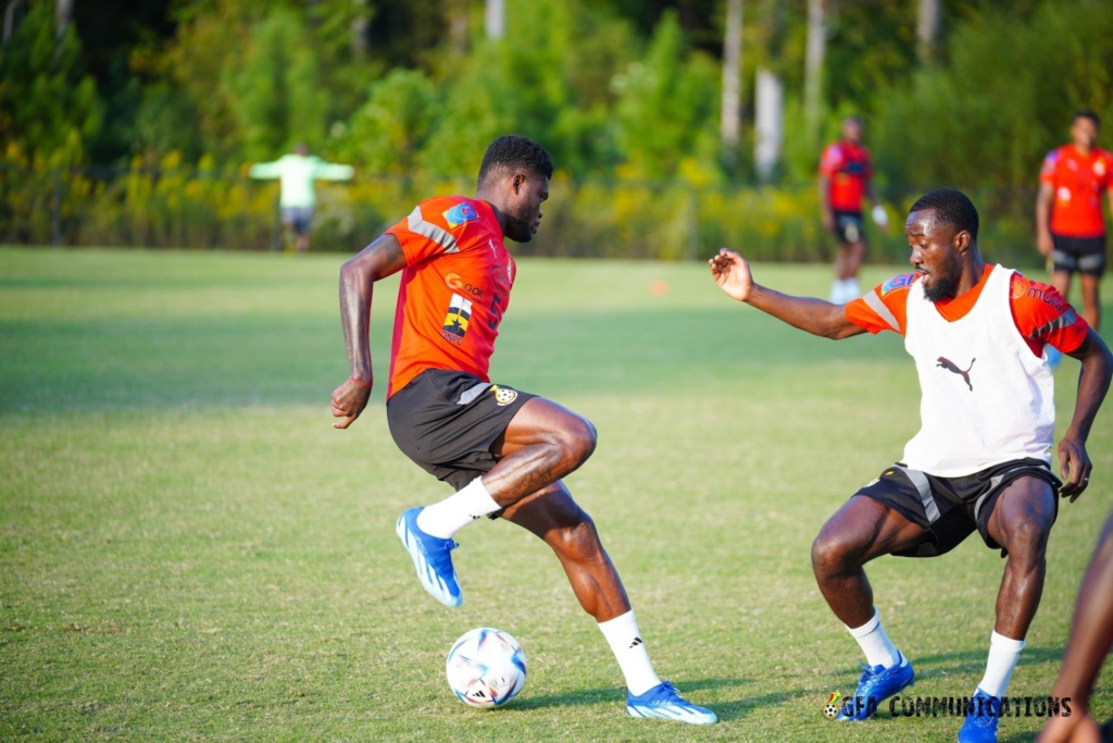 Photos: Black Stars hold first training session in Charlotte ahead of Mexico friendly