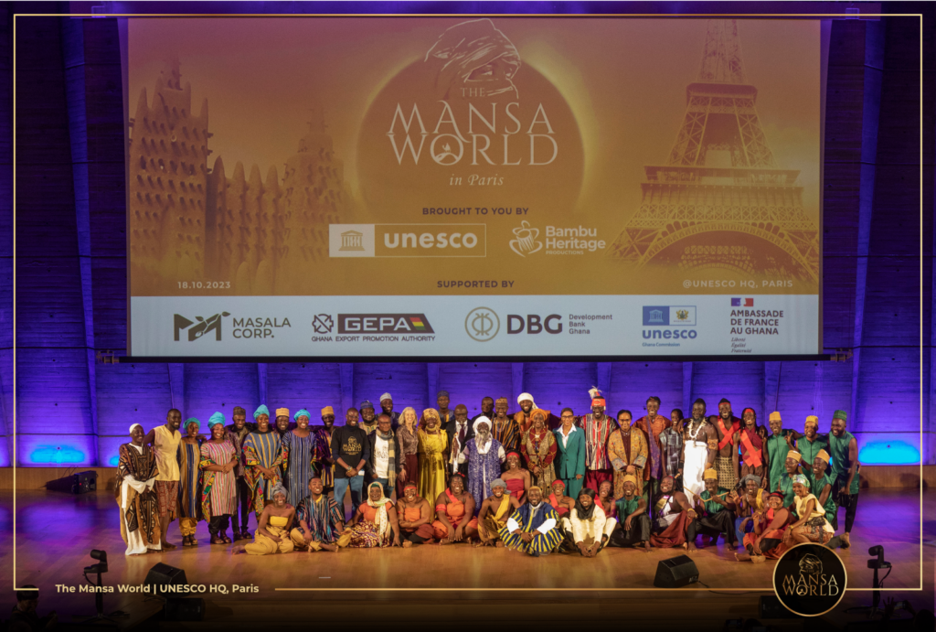 From Ghana to Paris; the cultural spectacle of 'The Mansa World'