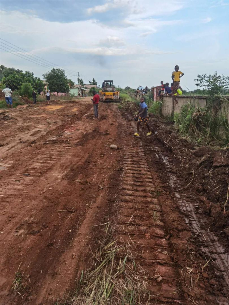 Volta River Authority constructs bypass road to mepe