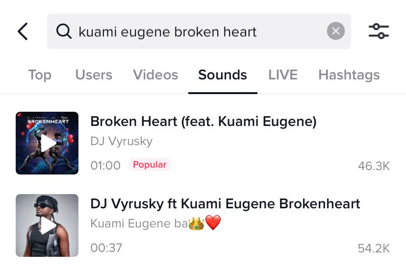 DJ Vyrusky’s unreleased song ‘Broken Heart’ used in over 100k videos on TikTok