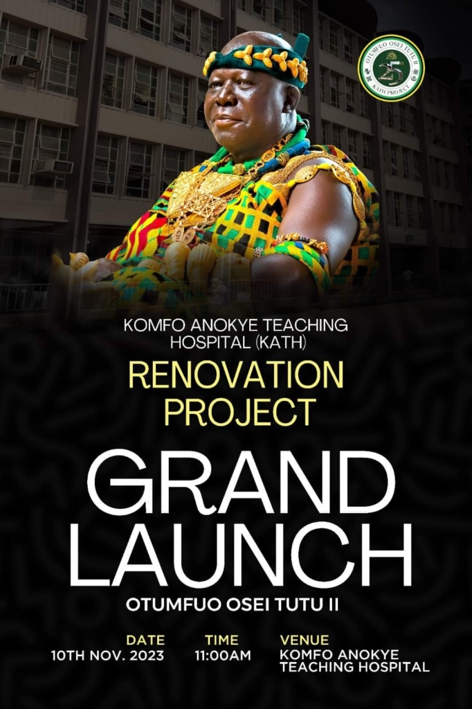Grand launch of ‘Heal Komfo Anokye Project’ to be performed by Asantehene