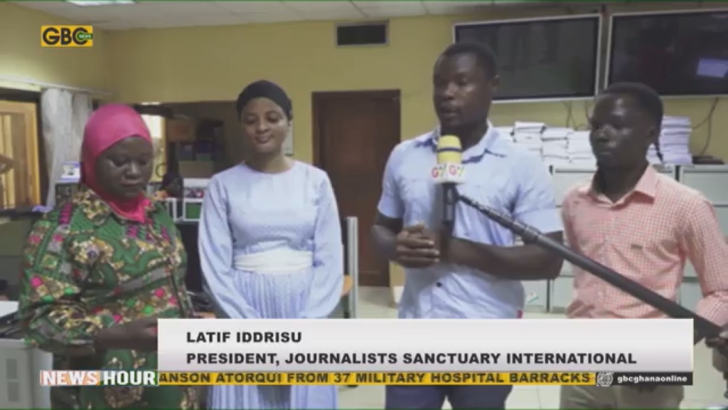 Journalists Sanctuary International takes advocacy and PPE donation to Ghana’s state broadcaster