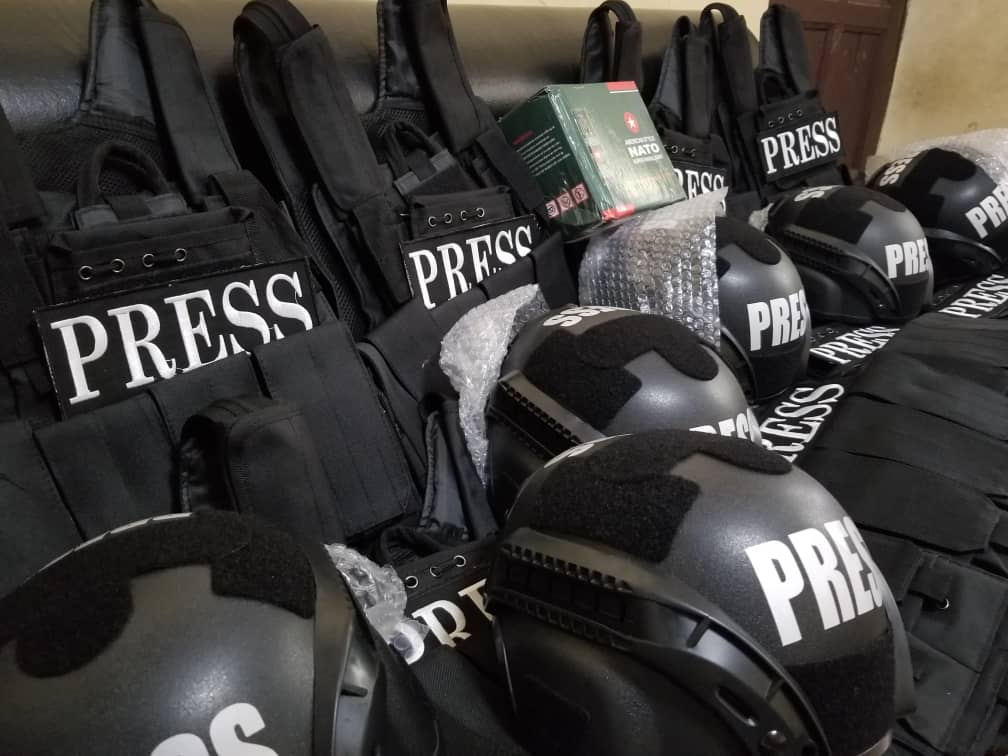 Journalists Sanctuary International takes advocacy and PPE donation to Ghana’s state broadcaster