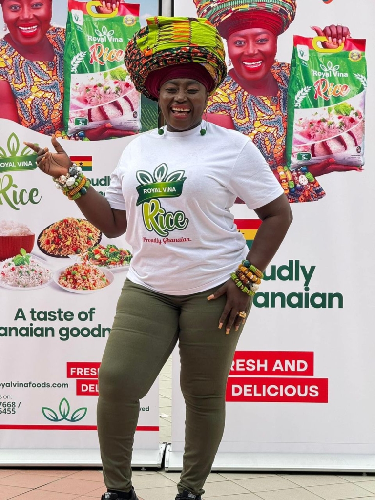 Akumaa Mama Zimbi unveiled as brand ambassador for Royal Vina Rice