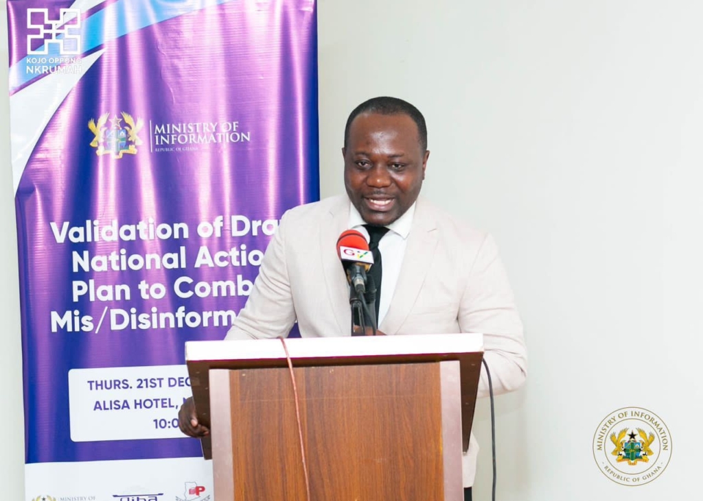 Ghana takes steps to combat misinformation as it drafts National Action Plan 4 Raymond Acquah at MOI misinformation meeting
