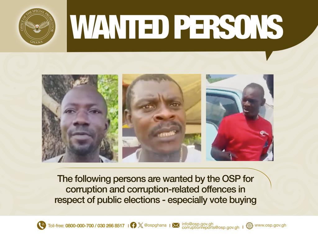 Special Prosecutor releases lists of persons wanted for suspected vote-buying