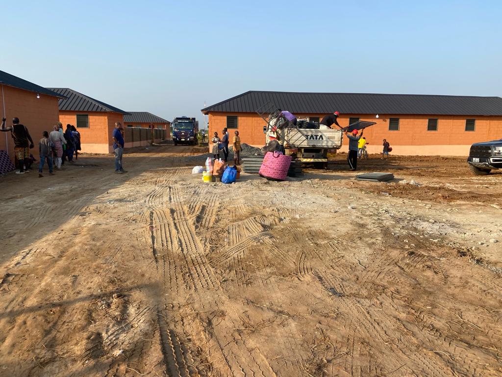 Construction Ambassadors relocate 300 flood victims in North Tongu to new homes