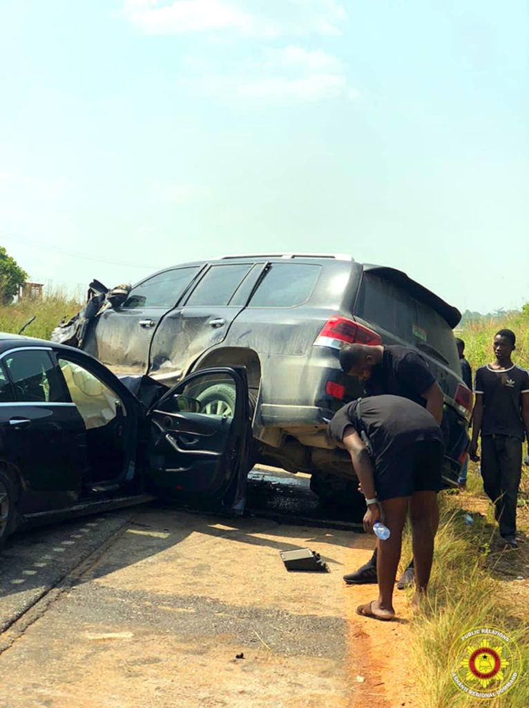One dead in pile-up involving convoy of Second Lady Samira Bawumia