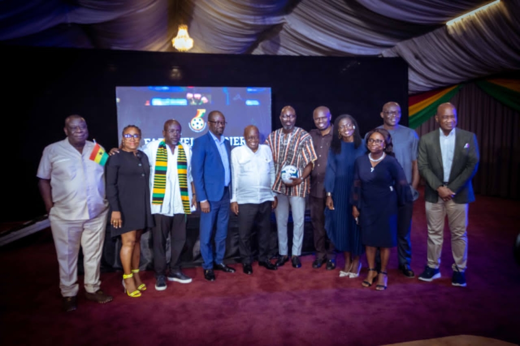 President Akufo-Addo, Madam Adwoa Wiafe, management of GFA and some MTN representatives