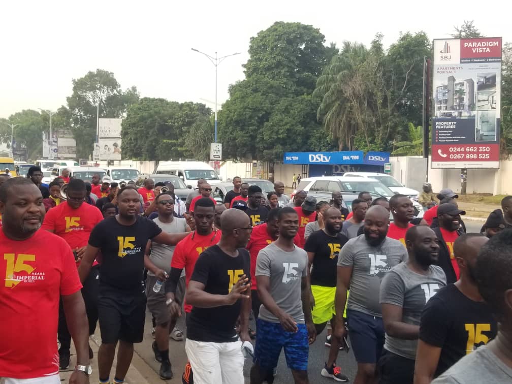 Imperial Homes Limited celebrates 15th anniversary with health walk