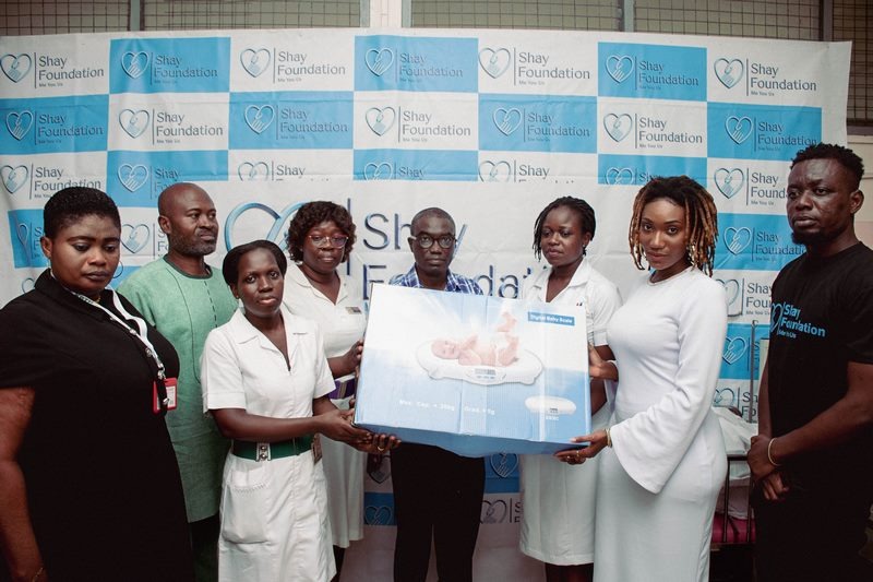Wendy Shay supports Korle Bu Teaching Hospital with medical equipment