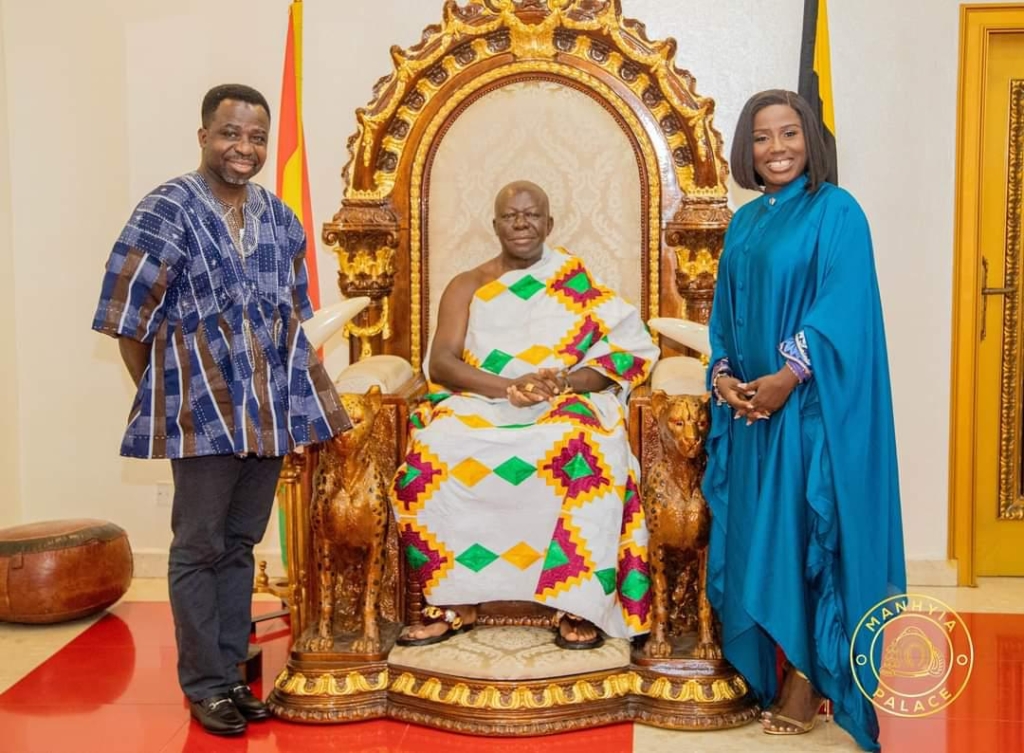 Asantehene commends Diana Hamilton for her contribution to growth of gospel industry