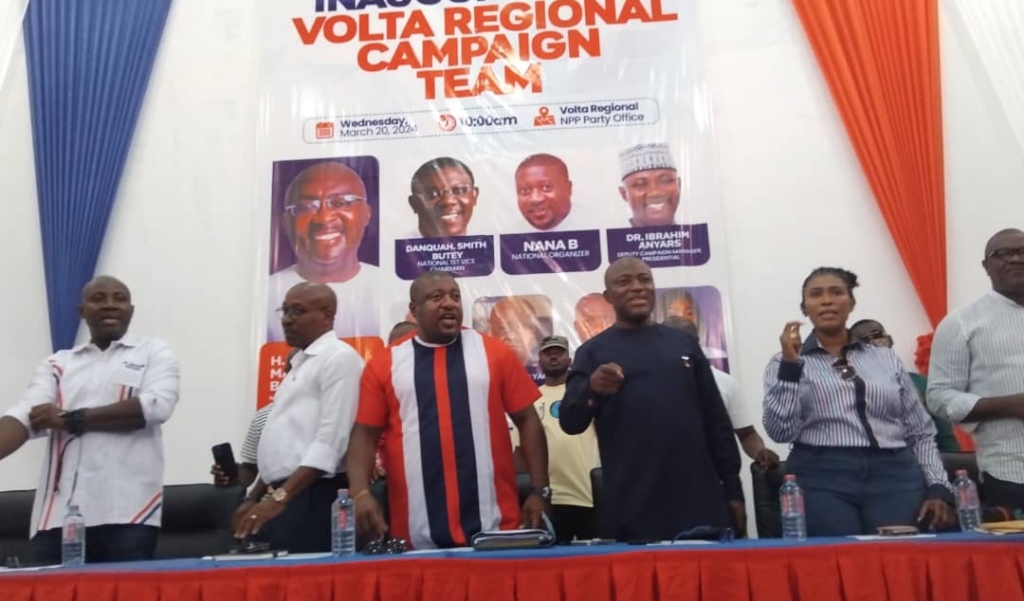 Volta NPP inaugurates campaign team; Regional Chairman highlights party's development goals