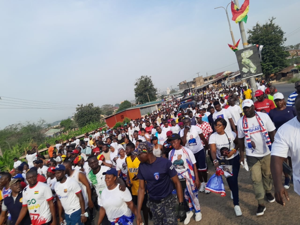 Okyere Baafi, Bryan Acheampong, others walk to observe Independence Day celebration in Koforidua