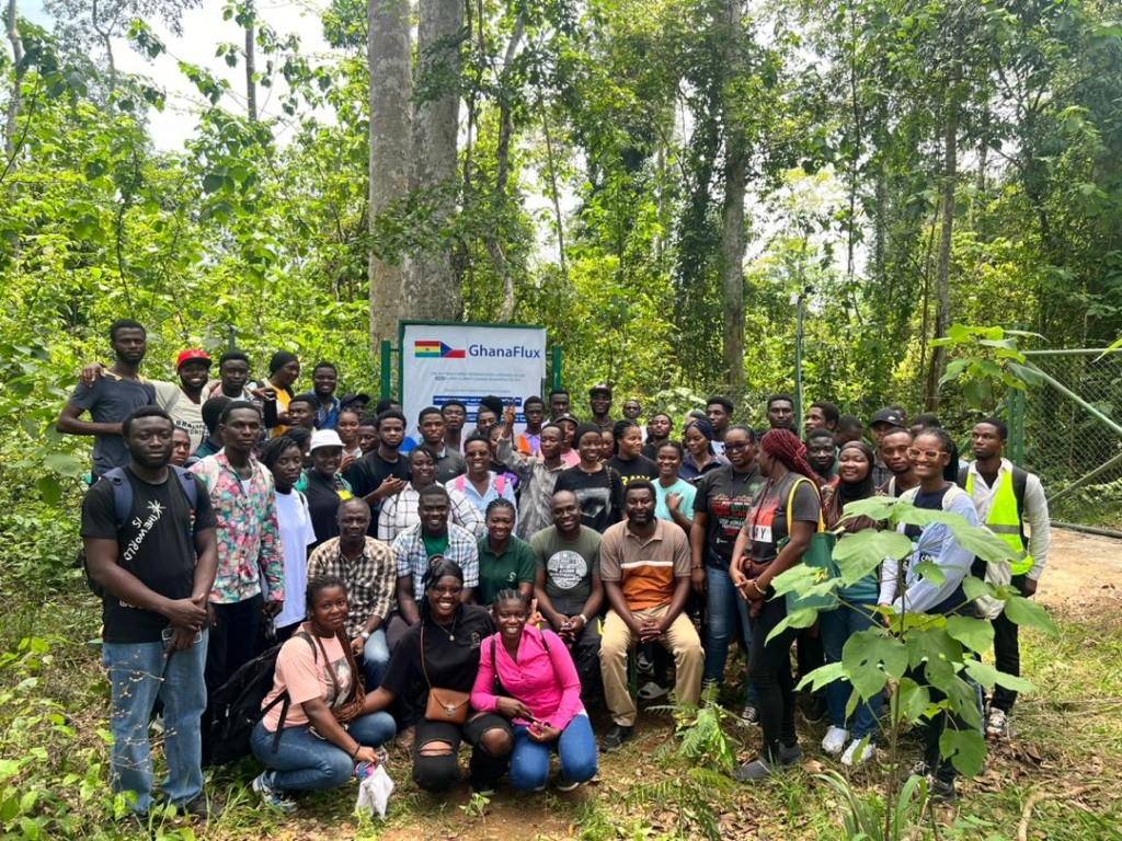 Forest-focused tour sheds light on climate change mitigation courses at DACS-UENR
