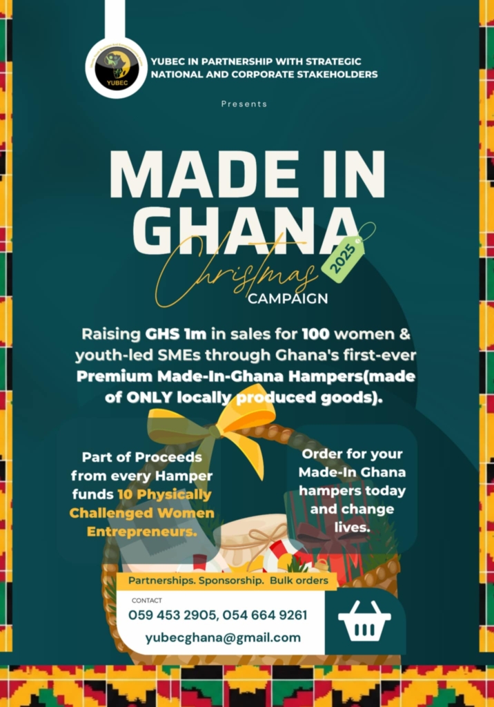 YUBEC launches #MadeInGhanaChristmas hampers campaign to raise GHS 1m for women & youth-led SMEs