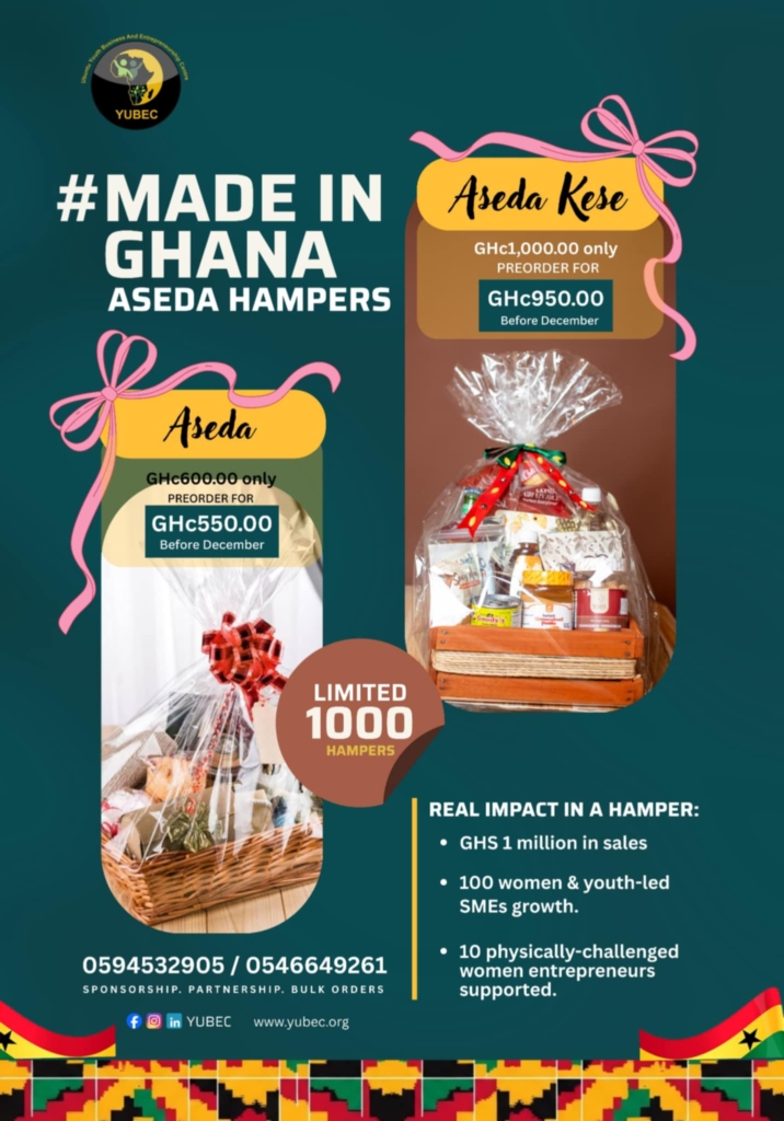 YUBEC launches #MadeInGhanaChristmas hampers campaign to raise GHS 1m for women & youth-led SMEs