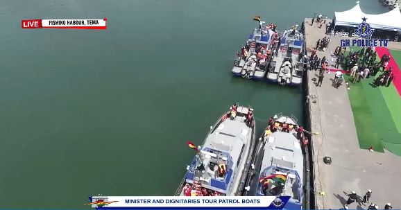 Ghana Police commission four new patrol boats to strengthen marine security Ghana Police commission four new patrol boats to strengthen marine security