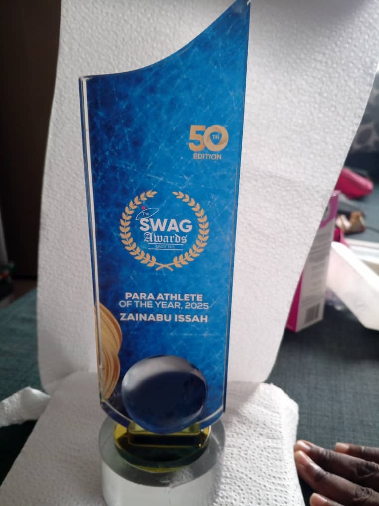 Zinabu Issah named 2025 SWAG best Para Athlete of the Year