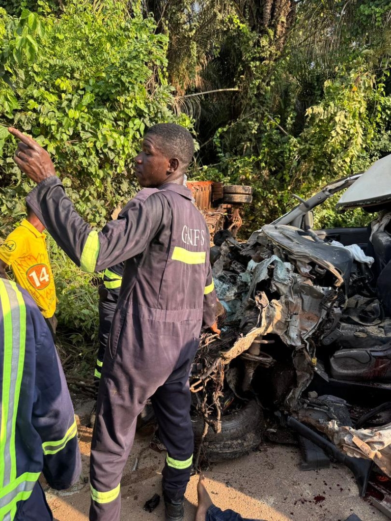 Ashanti Region: One Dead in head-on collision at Adansi Akrokerri junction