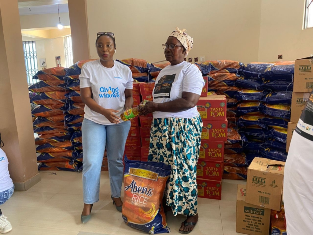 Christmas Embrace: Sametro Group honours 250 widows in Tarkwa with gifts
