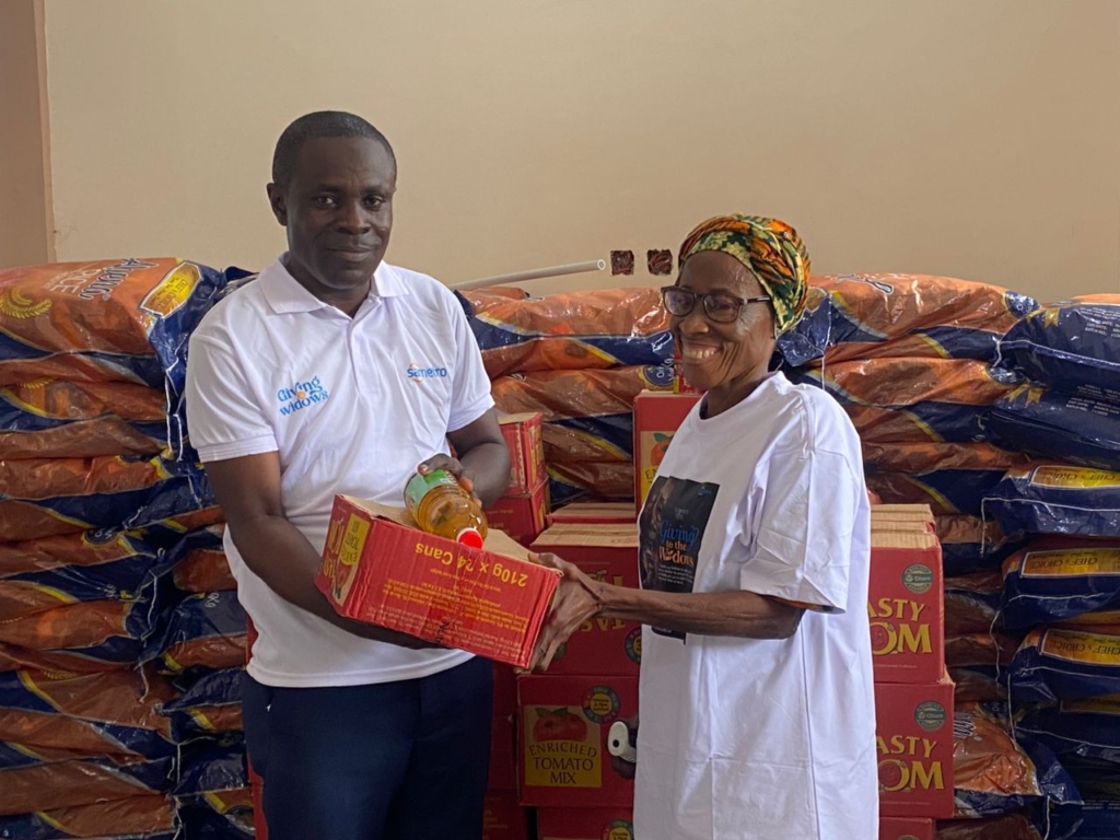 Christmas Embrace: Sametro Group honours 250 widows in Tarkwa with gifts