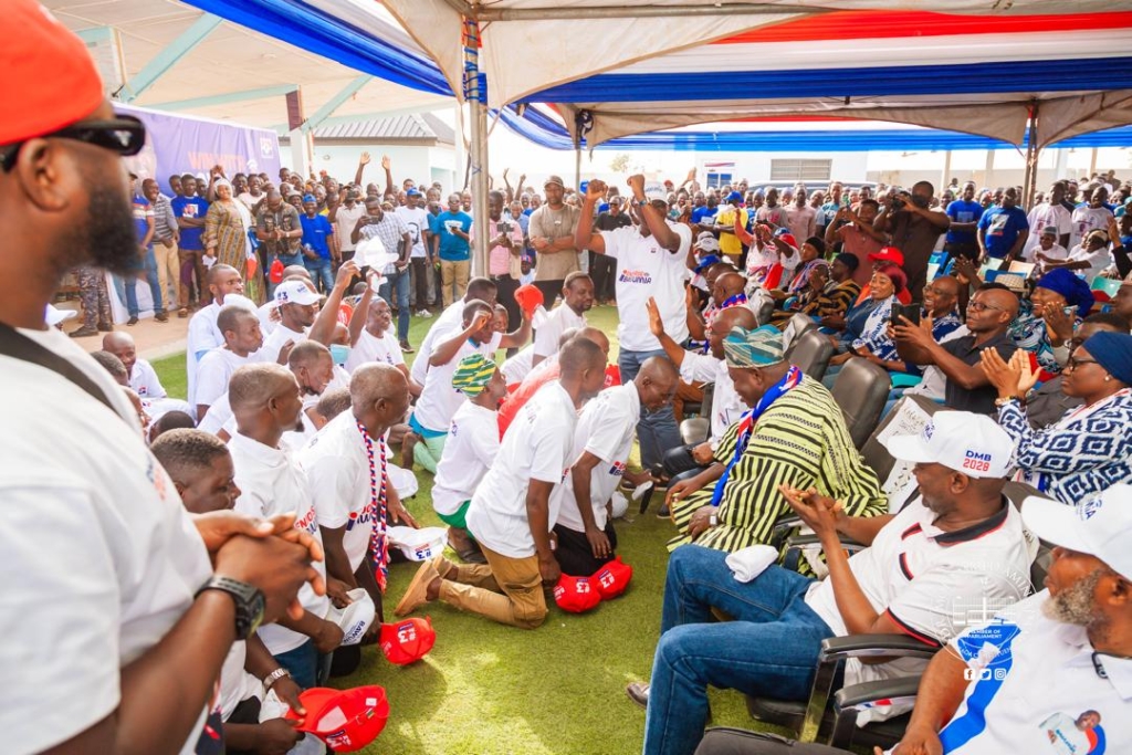 NPP race: NPP Karaga delegates endorse Bawumia massively as hundreds turn up to receive him