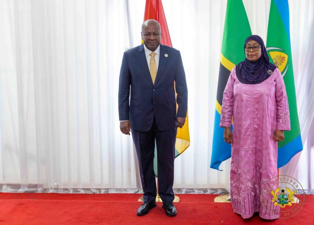 Photos: President Mahama meets Tanzania President Suluhu Hassan Photos: President Mahama meets Tanzania President Suluhu Hassan