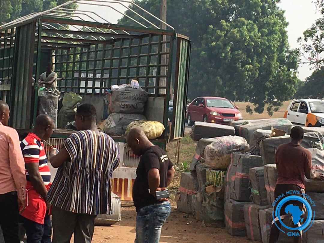 FDA, Police and Customs Division seize smuggled goods at Achimota ...