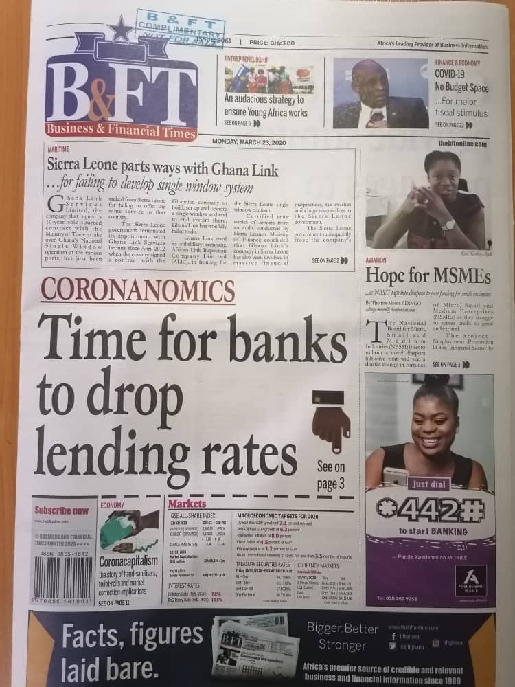 Today's front pages, Monday, March 23, 2020 Today's front pages, Monday, March 23, 2020