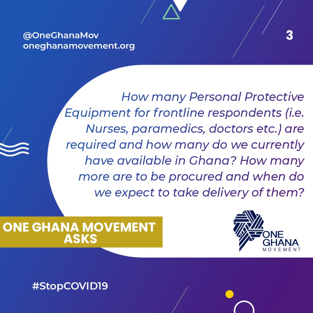 One Ghana Movement questions government’s preparedness to fight coronavirus One Ghana Movement questions government’s preparedness to fight coronavirus