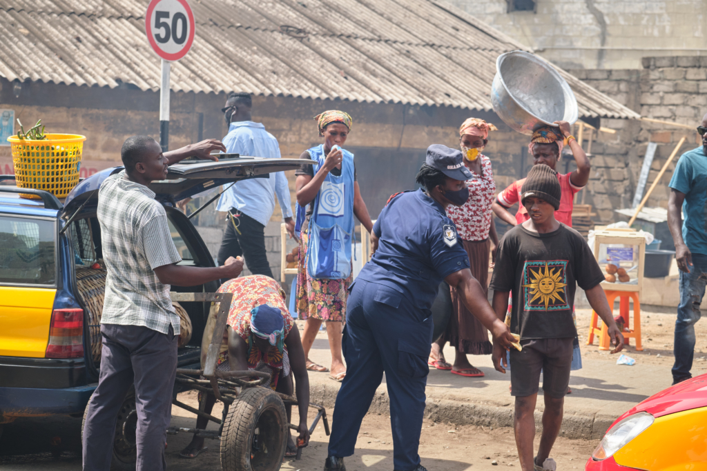 Traders at CMB flout social distancing rules