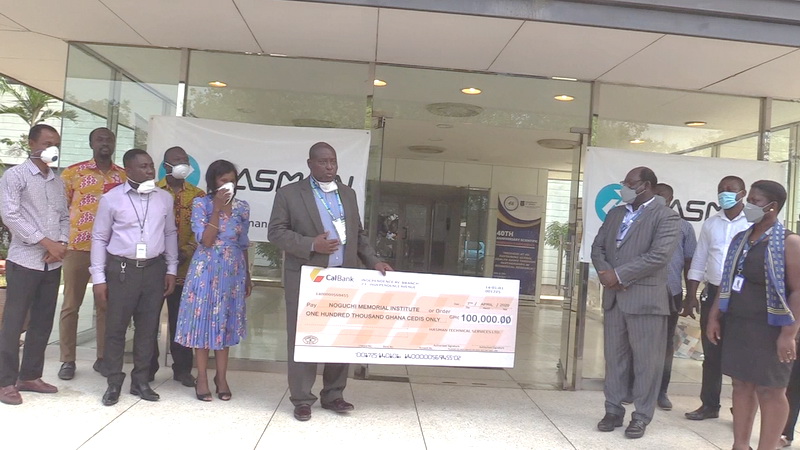Hasman Technical Services supports Noguchi with ¢100,000 to aid coronavirus fight
