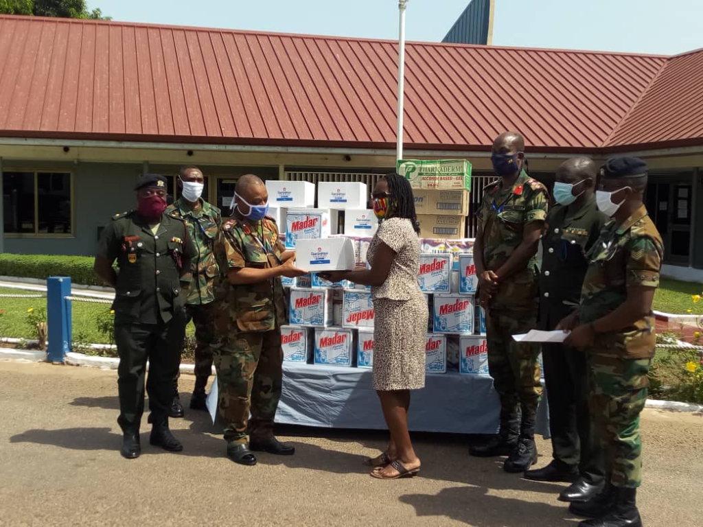 Ghanaian Canadian Association of Waterloo donates PPEs to 37 Military Hospital