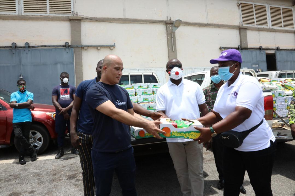 The Rebecca Foundation presents relief boxes to Greater Kumasi