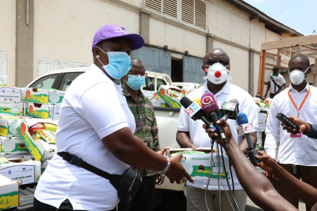 The Rebecca Foundation presents relief boxes to Greater Kumasi