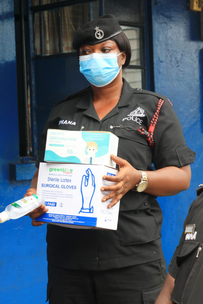 Multimedia Group donates PPEs to health centres, police stations in Accra